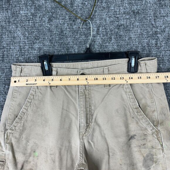 Carhartt Pants Mens 33 30" Canvas Khaki Relaxed Fit‎ utility Skater Streetwear - Picture 4 of 6